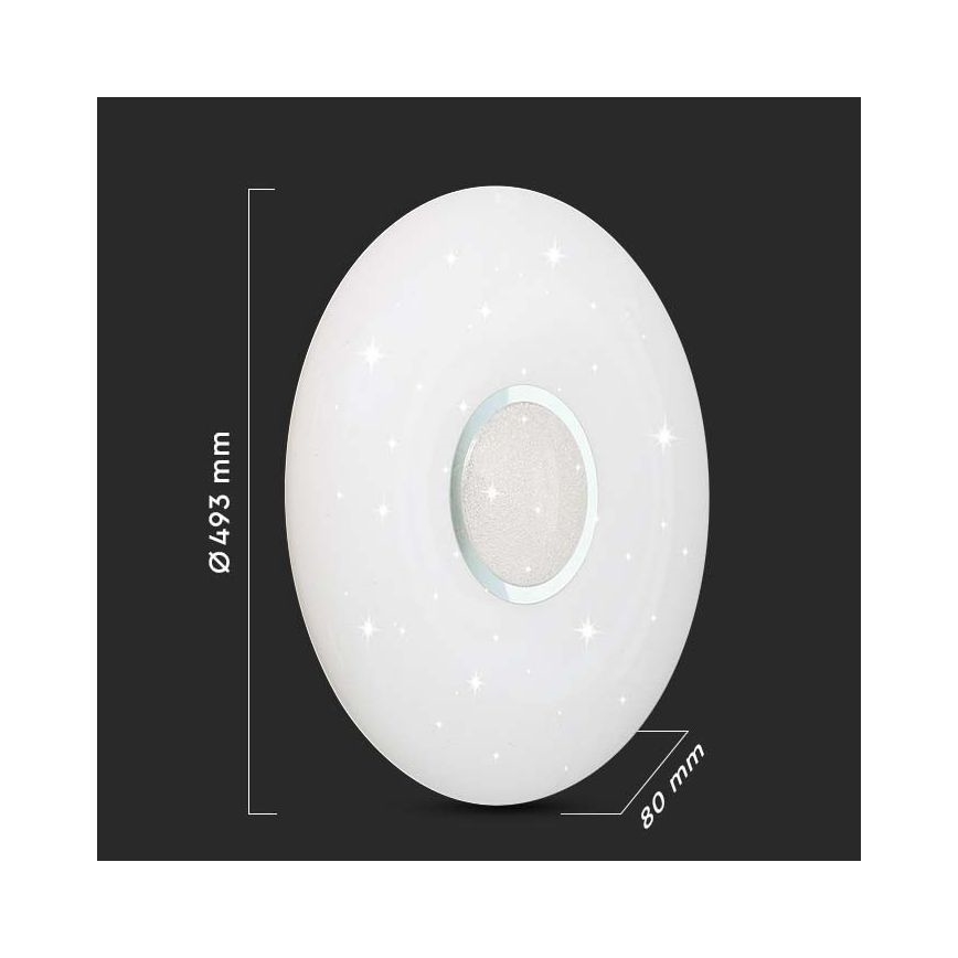 Plafoniera LED dimmerabile LED/40W/230V 3000K/4000K/6500K + tc