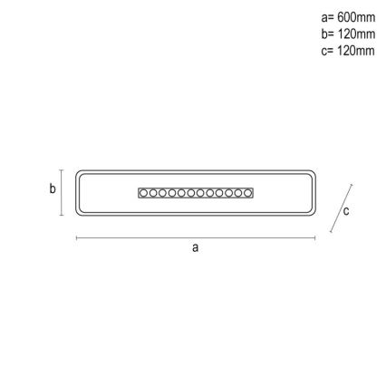 Plafoniera LED dimmerabile LED/42W/230V 3000-6500K bianco + telecomando