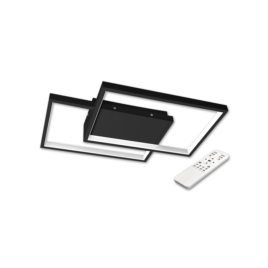 Plafoniera LED dimmerabile LED/45W/230V 3000-6500K nero + telecomando