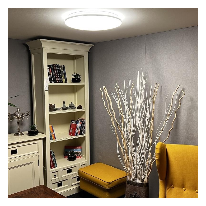 Plafoniera LED dimmerabile LED/48W/230V 2700-6500K Wi-Fi Tuya + telecomando