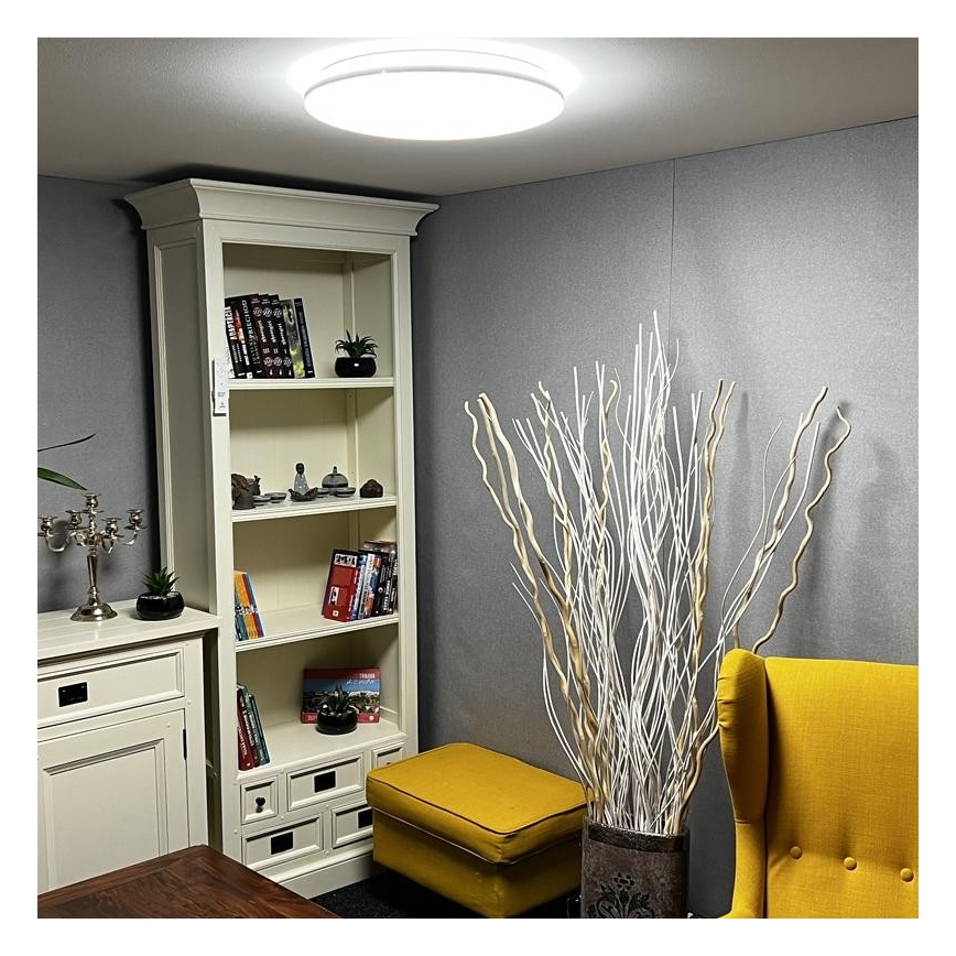 Plafoniera LED dimmerabile LED/48W/230V 2700-6500K Wi-Fi Tuya + telecomando