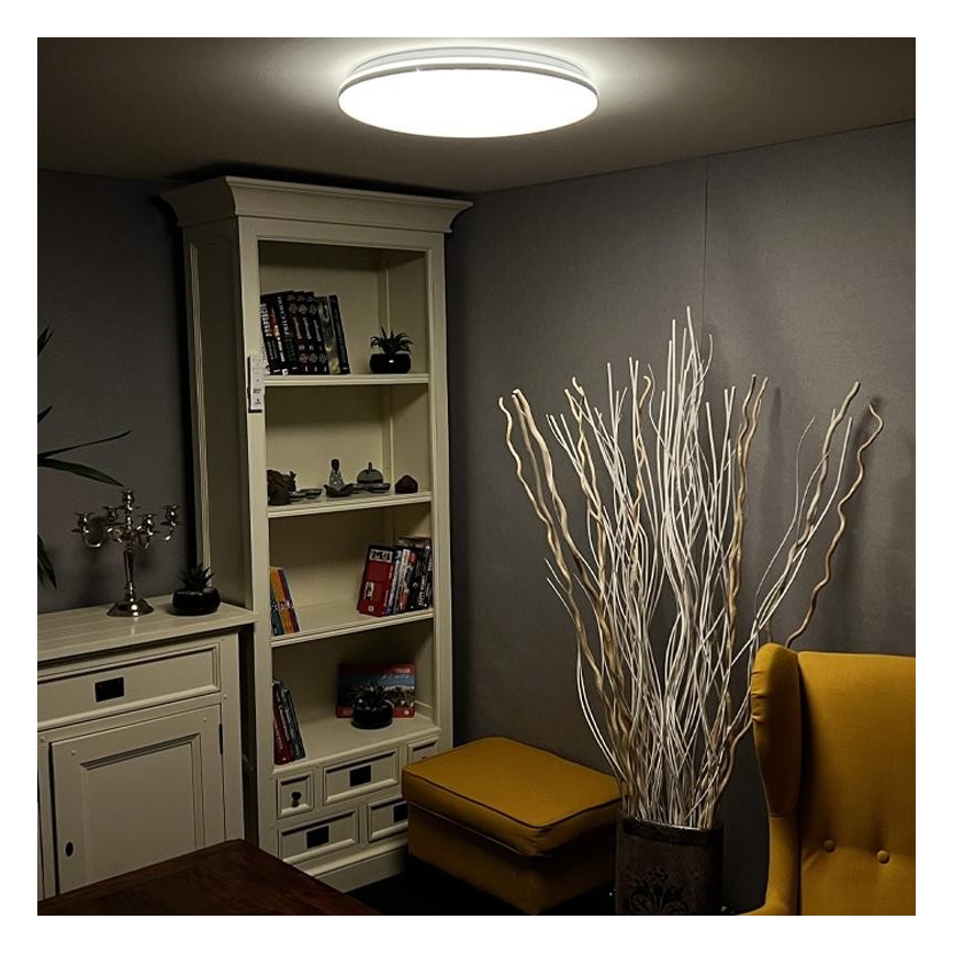 Plafoniera LED dimmerabile LED/48W/230V 2700-6500K Wi-Fi Tuya + telecomando