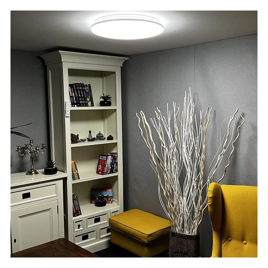 Plafoniera LED dimmerabile LED/48W/230V 2700-6500K Wi-Fi Tuya + telecomando