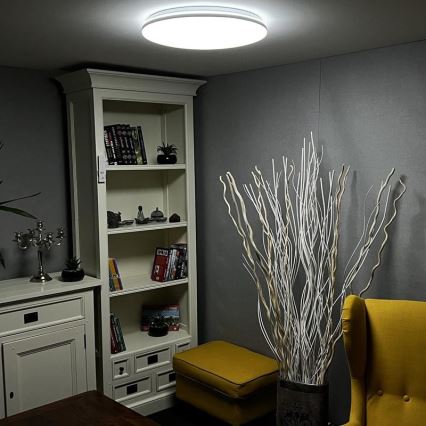 Plafoniera LED dimmerabile LED/48W/230V 2700-6500K Wi-Fi Tuya + telecomando