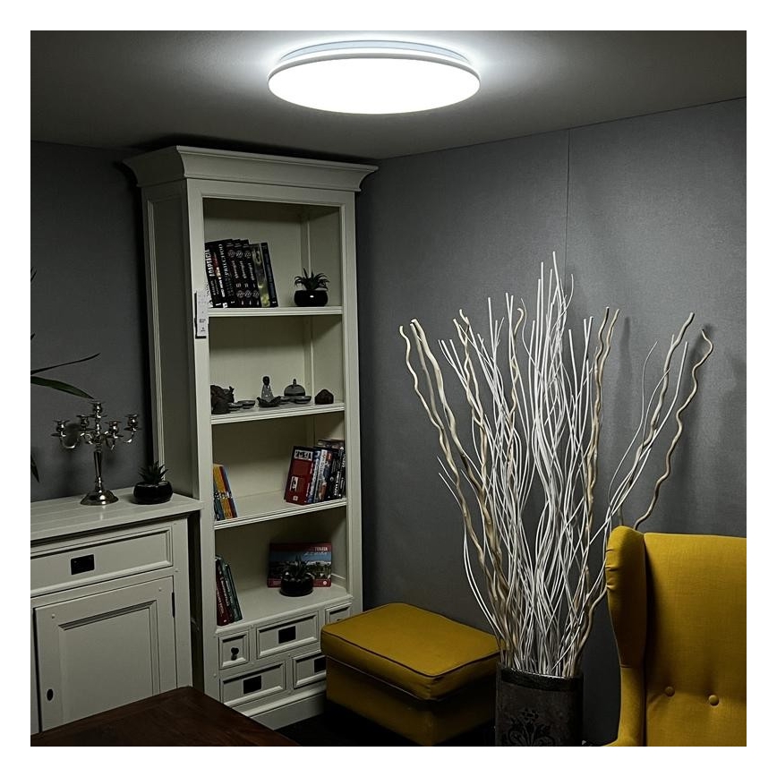 Plafoniera LED dimmerabile LED/48W/230V 2700-6500K Wi-Fi Tuya + telecomando