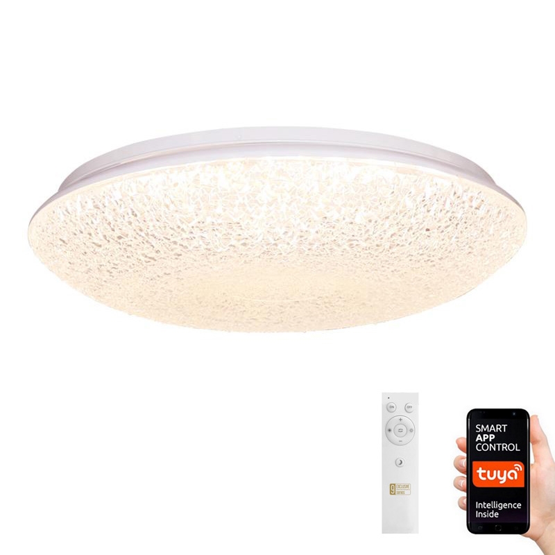 Plafoniera LED dimmerabile LED/48W/230V 2700-6500K Wi-Fi Tuya + telecomando