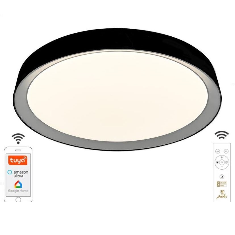 Plafoniera LED dimmerabile LED/48W/230V 2700-6500K Wi-Fi Tuya + telecomando