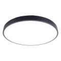 Plafoniera LED dimmerabile LED/50W/230V 3000-6500K diametro 50 cm nero + telecomando