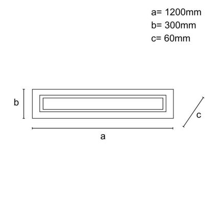 Plafoniera LED dimmerabile LED/55W/230V 3000-6500K + telecomando