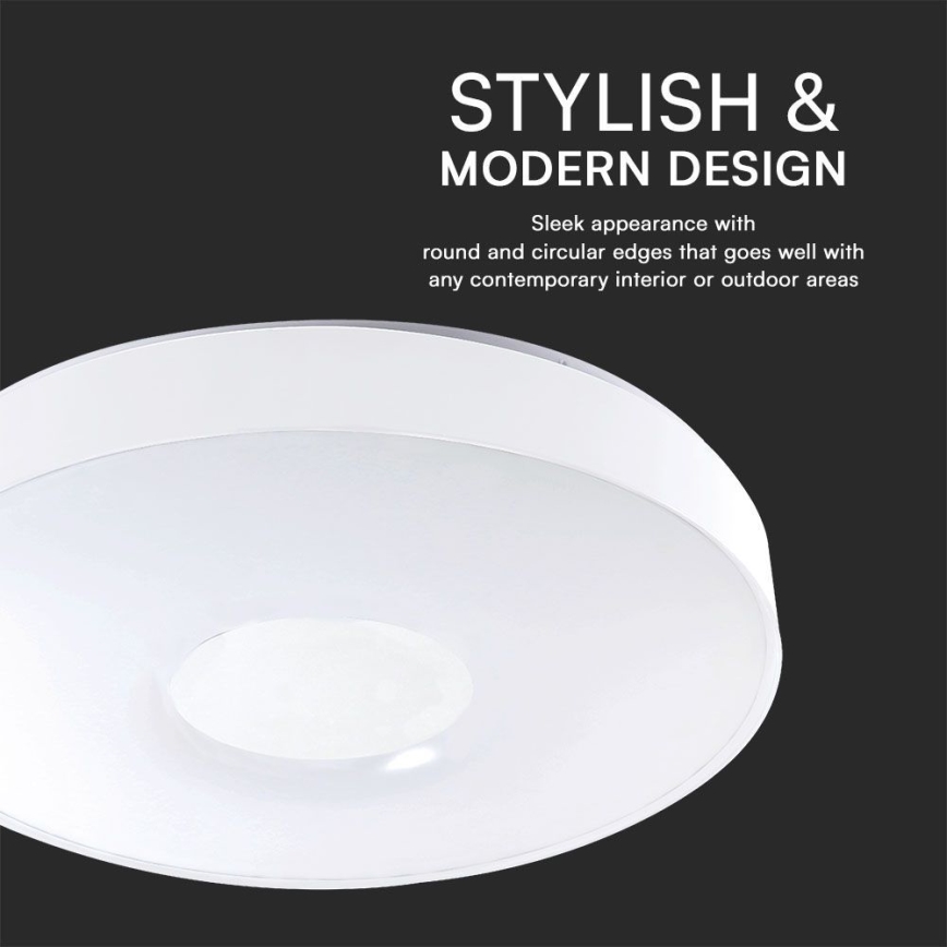 Plafoniera LED dimmerabile LED/60W/230V 3000-6500K 49,5 cm bianco + telecomando