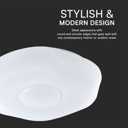 Plafoniera LED dimmerabile LED/60W/230V 3000-6500K 50 cm bianco + telecomando