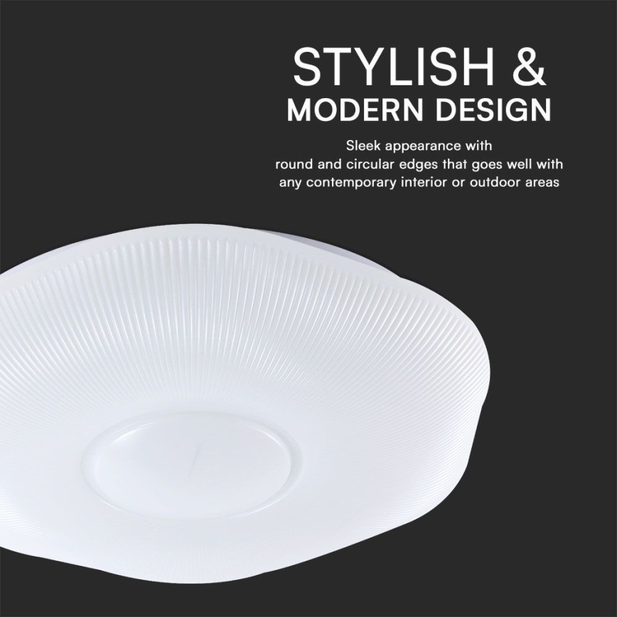 Plafoniera LED dimmerabile LED/60W/230V 3000-6500K 50 cm bianco + telecomando
