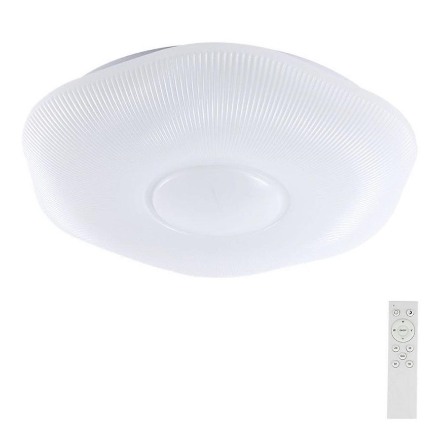 Plafoniera LED dimmerabile LED/60W/230V 3000-6500K 50 cm bianco + telecomando