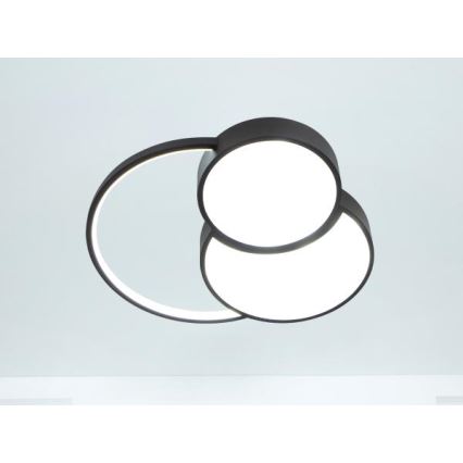 Plafoniera LED dimmerabile LED/60W/230V 3000-6500K nero + telecomando