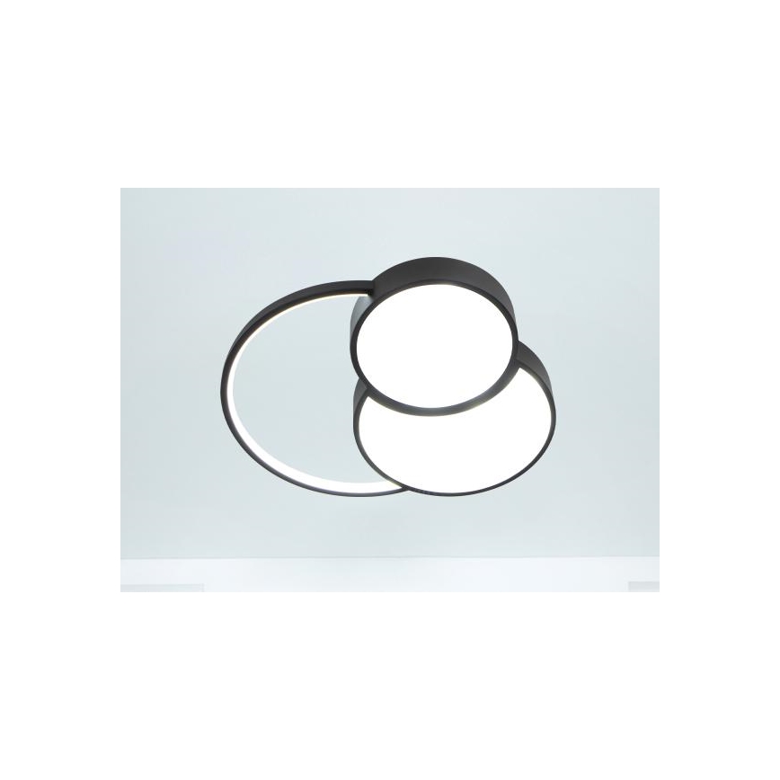 Plafoniera LED dimmerabile LED/60W/230V 3000-6500K nero + telecomando