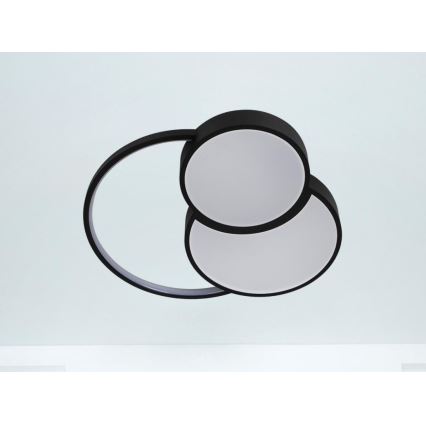 Plafoniera LED dimmerabile LED/60W/230V 3000-6500K nero + telecomando