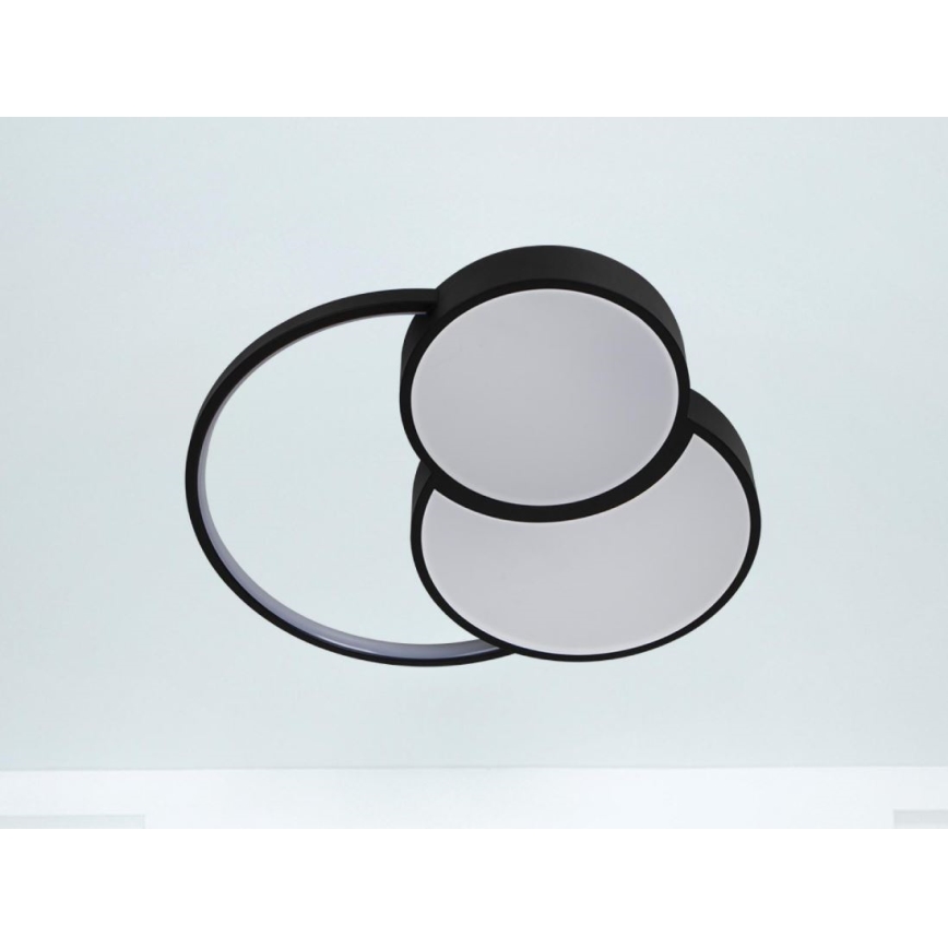 Plafoniera LED dimmerabile LED/60W/230V 3000-6500K nero + telecomando