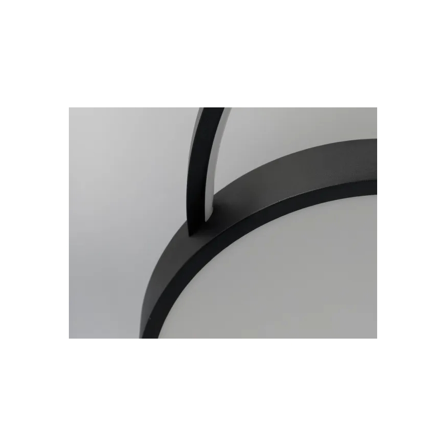 Plafoniera LED dimmerabile LED/60W/230V 3000-6500K nero + telecomando