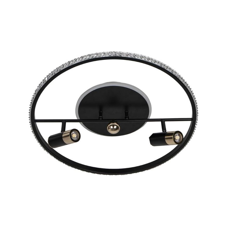 Plafoniera LED dimmerabile LED/60W/230V 3000-6500K nero + telecomando