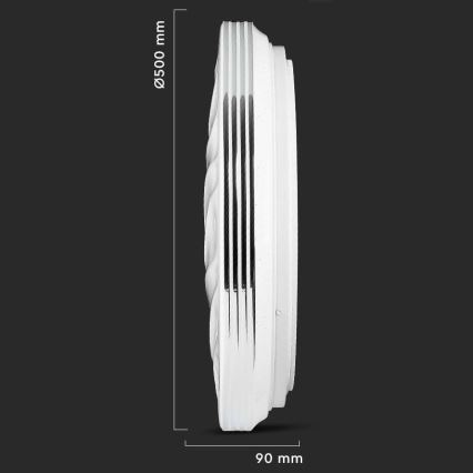 Plafoniera LED dimmerabile LED/60W/230V 3000K/4000K/6500K + tc