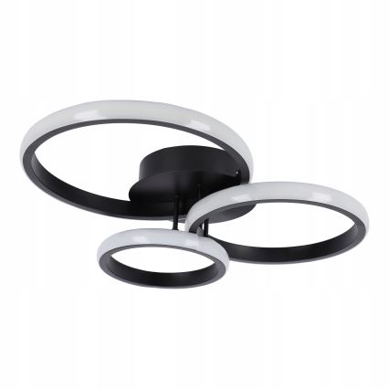 Plafoniera LED dimmerabile LED/70W/230V 3000-6500K nero + telecomando