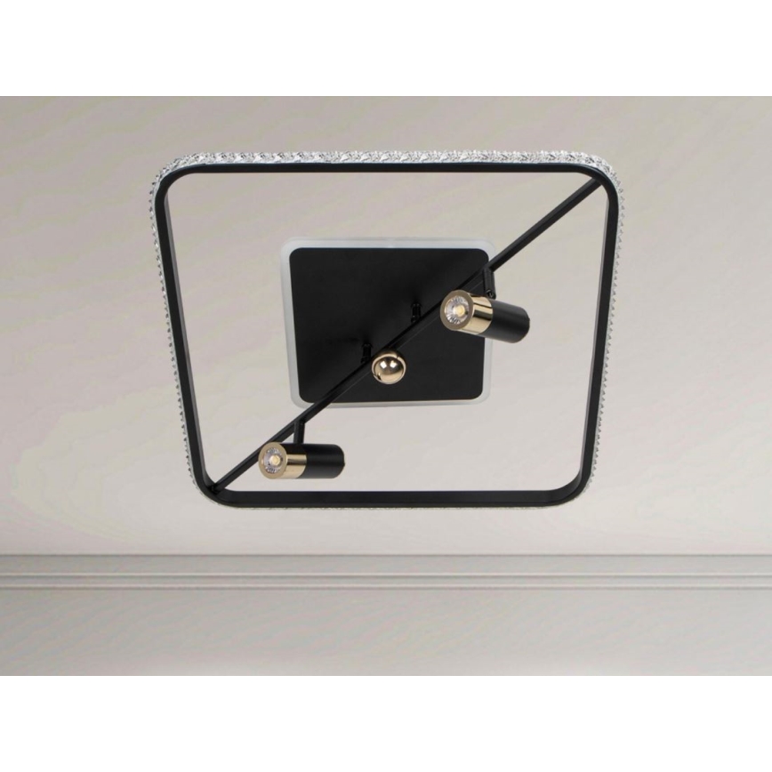 Plafoniera LED dimmerabile LED/70W/230V 3000-6500K nero + telecomando