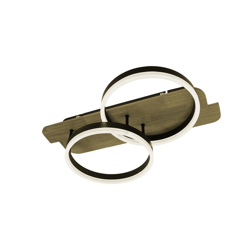 Plafoniera LED dimmerabile LED/70W/230V 3000-6500K quercia + telecomando
