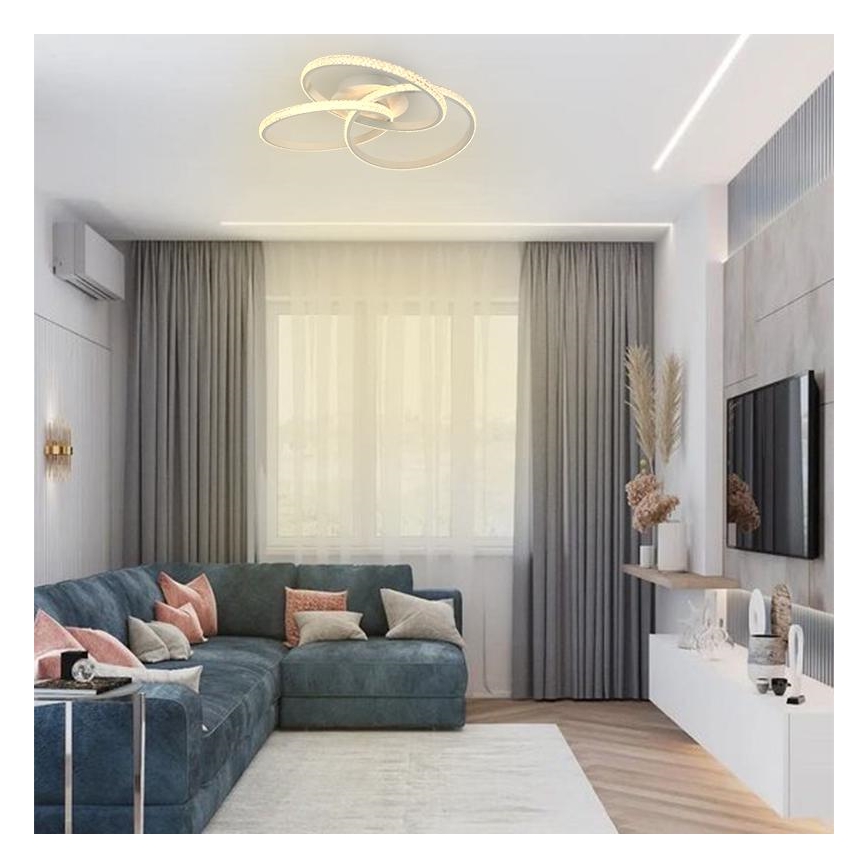 Plafoniera LED dimmerabile LED/70W/230V 3000-6500K bianco + telecomando