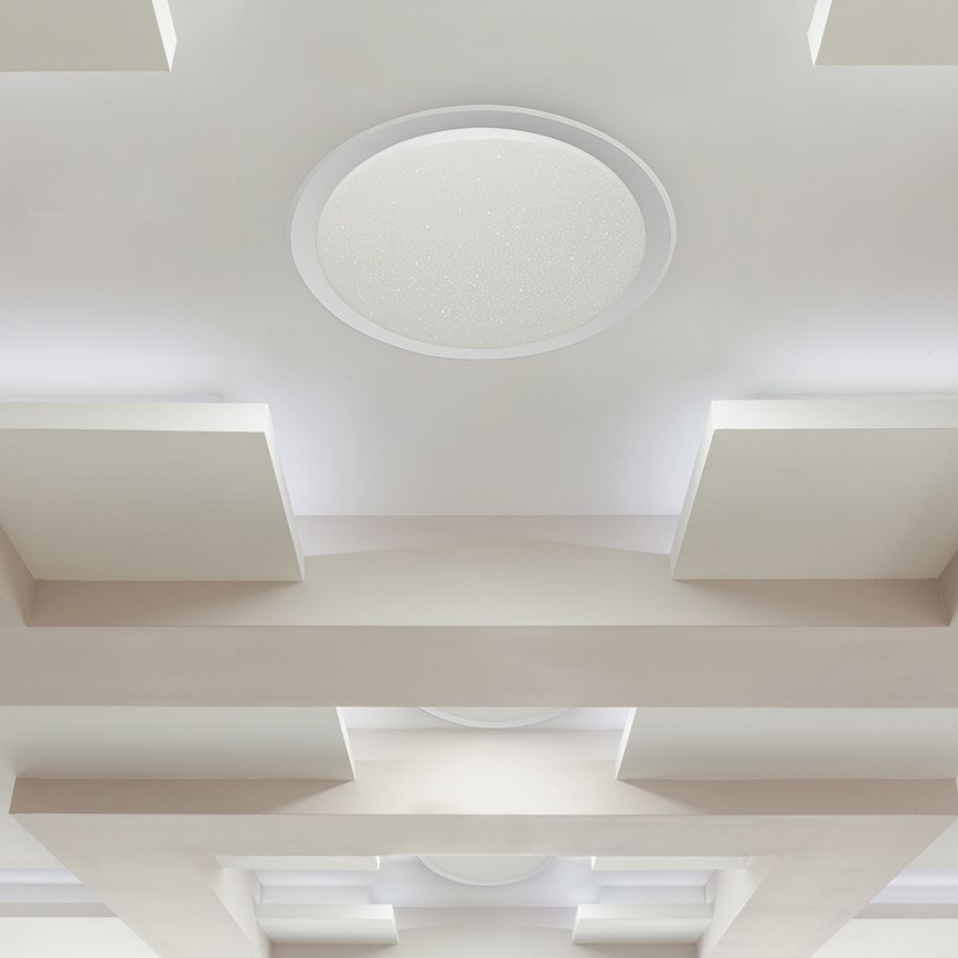Plafoniera LED dimmerabile LED/72W/230V 3000-6500K diametro 67 cm bianco + telecomando
