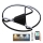 Plafoniera LED dimmerabile LED/75W/230V 3000-6500K nero + telecomando