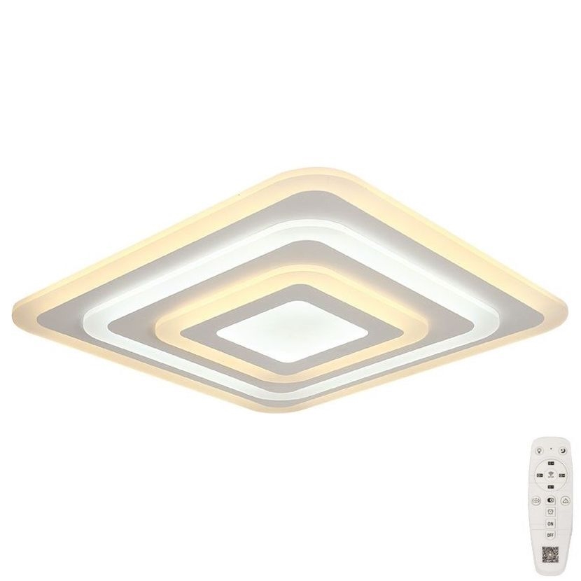 Plafoniera LED dimmerabile LED/77W/230V 3000-6500K 49,5x49,5 cm + telecomando