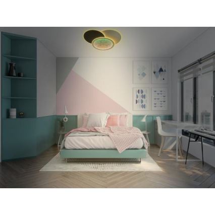 Plafoniera LED dimmerabile LED/80W/230V 3000-6500K bianco + telecomando