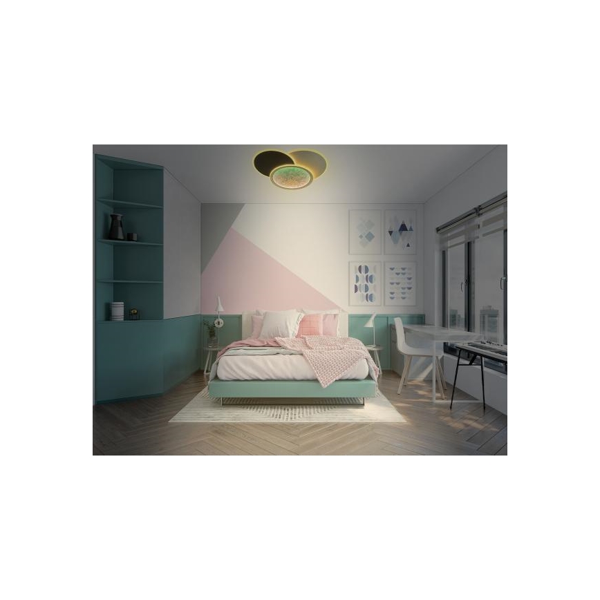 Plafoniera LED dimmerabile LED/80W/230V 3000-6500K bianco + telecomando