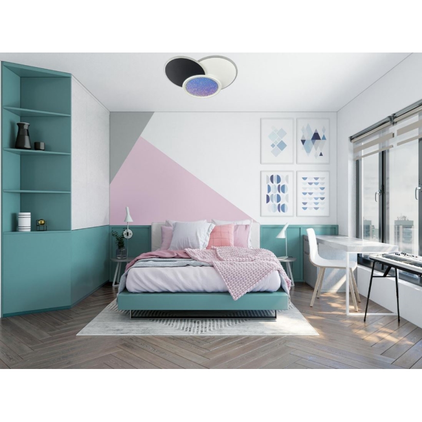 Plafoniera LED dimmerabile LED/80W/230V 3000-6500K bianco + telecomando