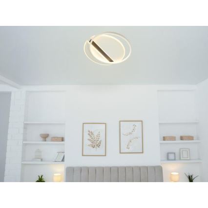 Plafoniera LED dimmerabile LED/80W/230V 3000-6500K bianco + telecomando