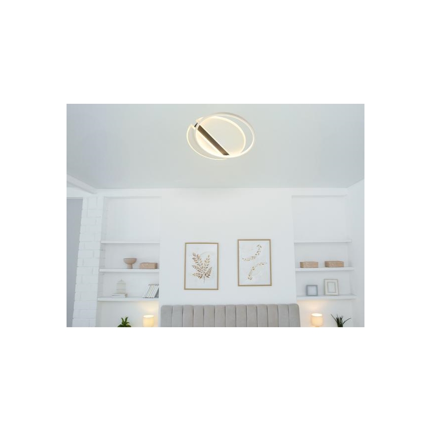 Plafoniera LED dimmerabile LED/80W/230V 3000-6500K bianco + telecomando