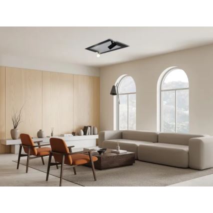 Plafoniera LED dimmerabile LED/80W/230V 3000-6500K nero + telecomando