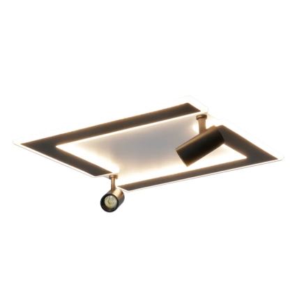 Plafoniera LED dimmerabile LED/80W/230V 3000-6500K nero + telecomando
