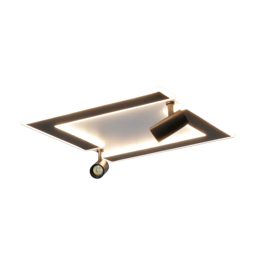 Plafoniera LED dimmerabile LED/80W/230V 3000-6500K nero + telecomando