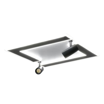 Plafoniera LED dimmerabile LED/80W/230V 3000-6500K nero + telecomando