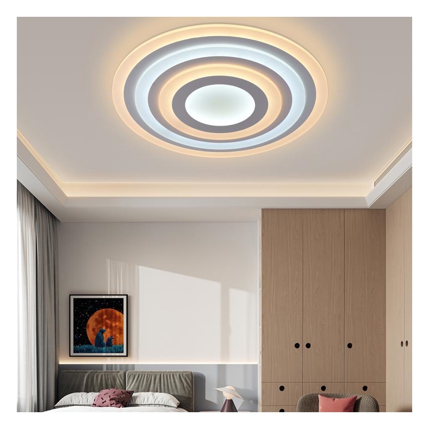 Plafoniera LED Dimmerabile LED/80W/230V 3000-6500K + telecomando