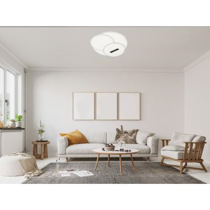 Plafoniera LED dimmerabile LED/90W/230V 3000-6500K bianco + telecomando
