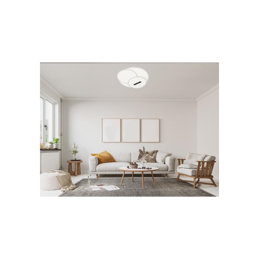 Plafoniera LED dimmerabile LED/90W/230V 3000-6500K bianco + telecomando