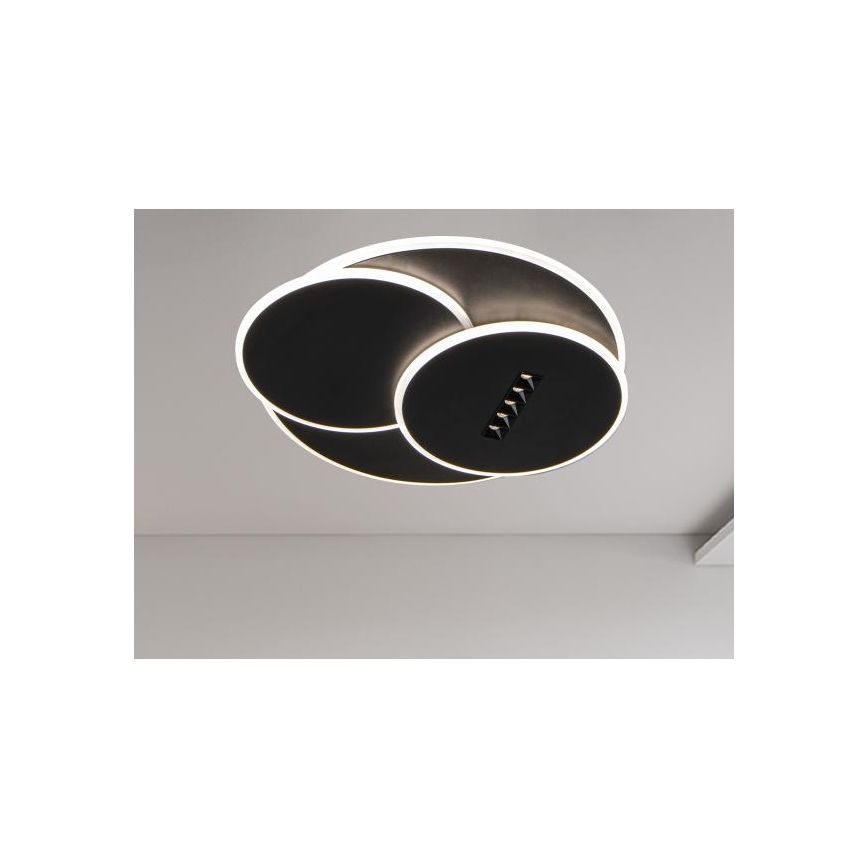 Plafoniera LED dimmerabile LED/90W/230V 3000-6500K nero + telecomando