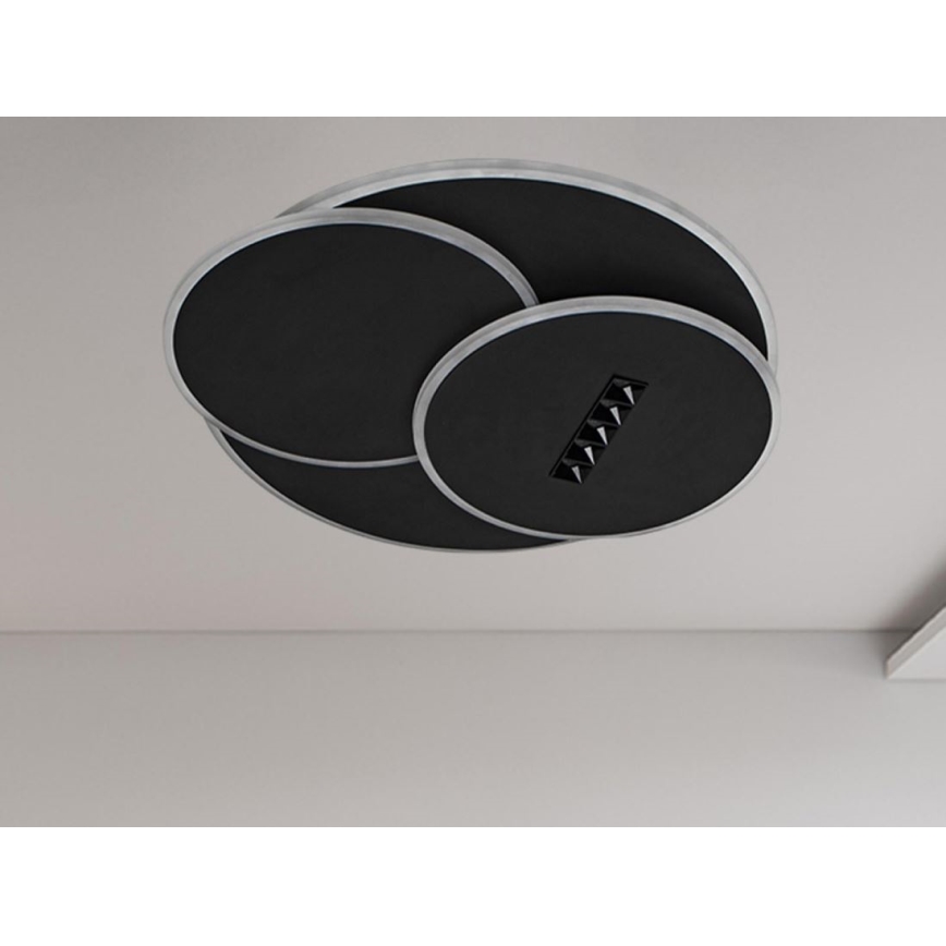 Plafoniera LED dimmerabile LED/90W/230V 3000-6500K nero + telecomando