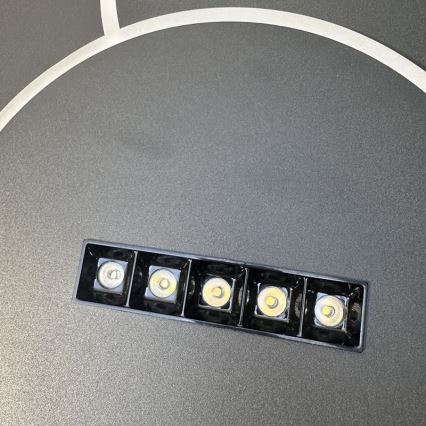 Plafoniera LED dimmerabile LED/90W/230V 3000-6500K nero + telecomando