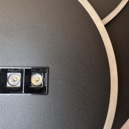 Plafoniera LED dimmerabile LED/90W/230V 3000-6500K nero + telecomando
