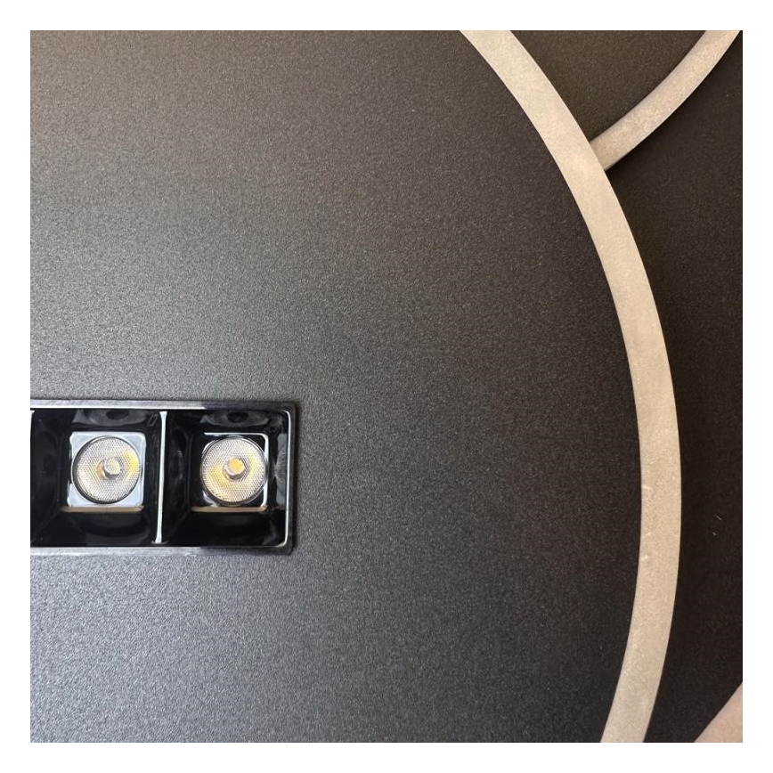 Plafoniera LED dimmerabile LED/90W/230V 3000-6500K nero + telecomando