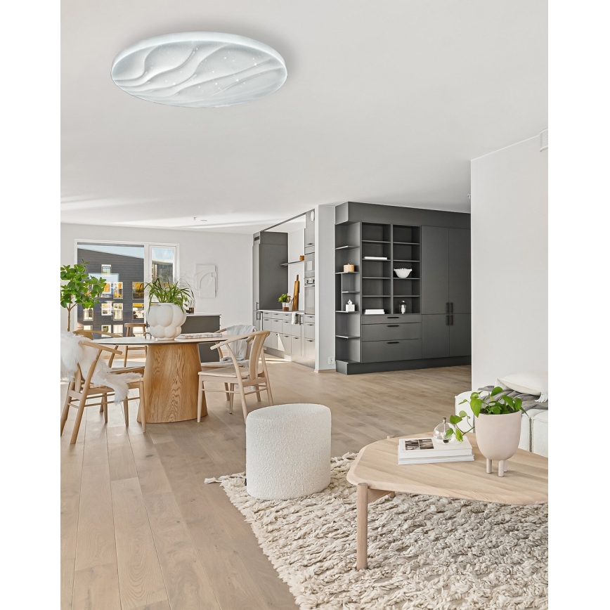 Plafoniera LED dimmerabile LIKA LED/60W/230V 2700-6500K diametro 58 cm + telecomando