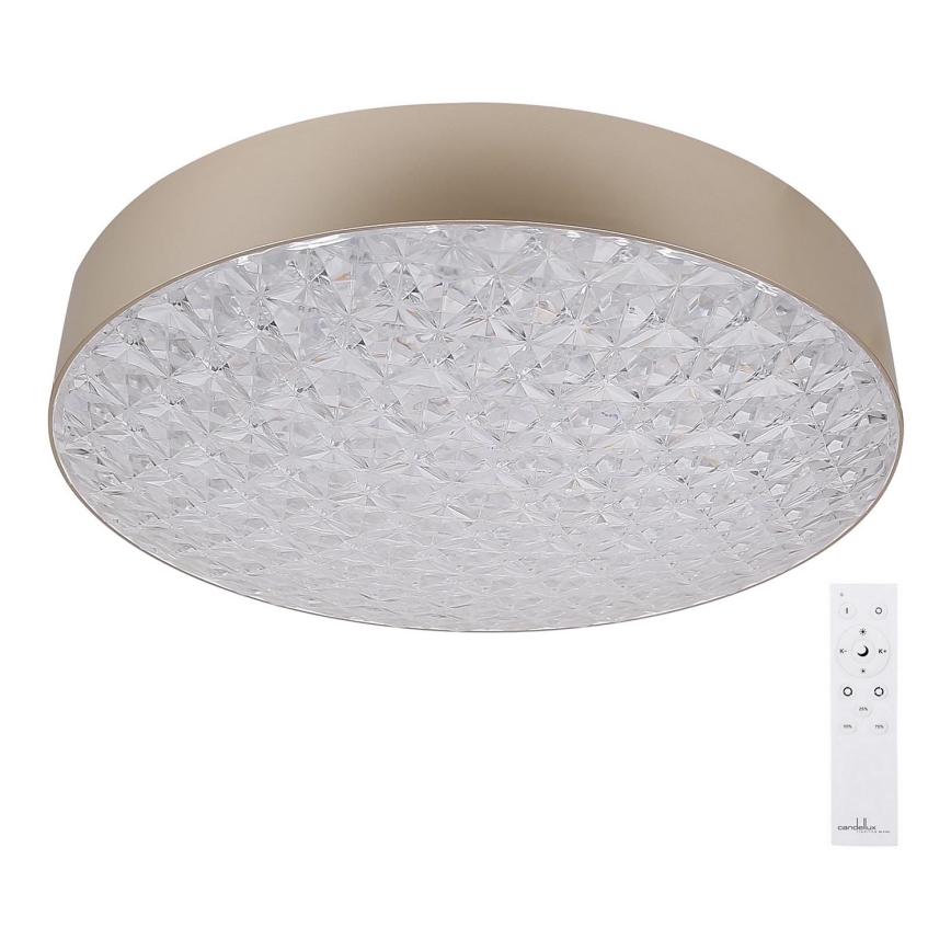 Plafoniera LED dimmerabile LUXON LED/60W/230V 2800-6500K beige + telecomando